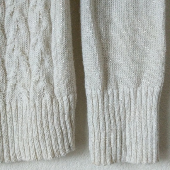 Banana Republic Knit Metallic Wool Blend Sweater - Picture 4 of 6